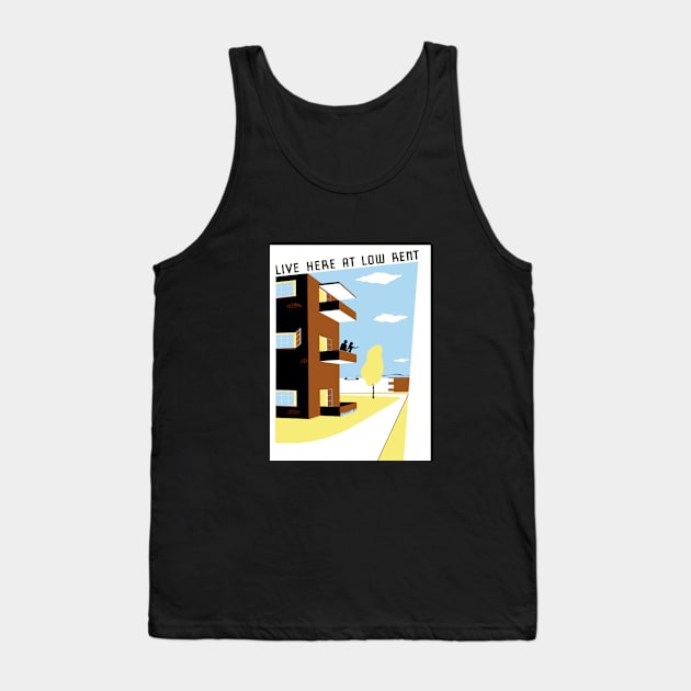 Low Rent Tank Top by Kingrocker Clothing